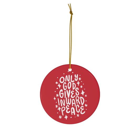 Christmas Ornament - Inward Peace - A Thousand Elsewhere