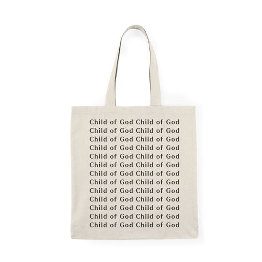 Natural Tote Bag - Child of God - A Thousand Elsewhere