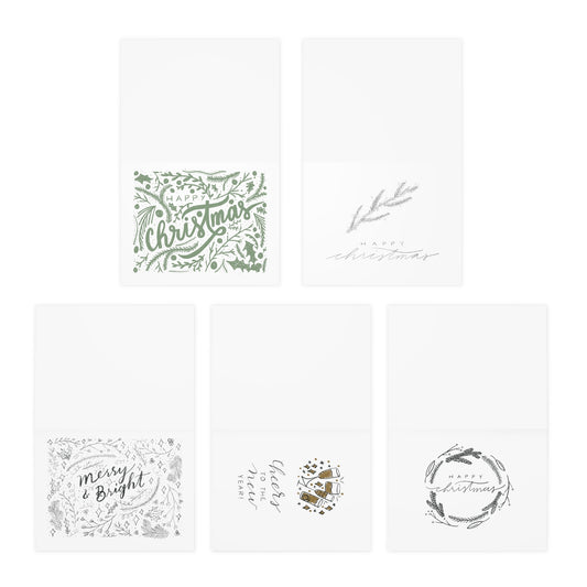 Multi-Pack of Christmas Cards (5-Pack) - A Thousand Elsewhere