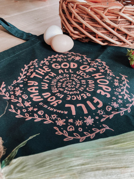 Eco Tote Bag - God of Hope (Rust) - A Thousand Elsewhere