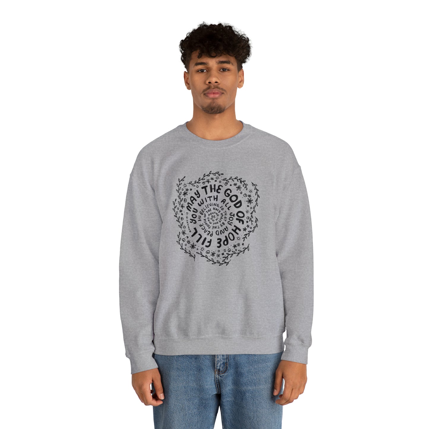 Crewneck Sweater - God of Hope - A Thousand Elsewhere
