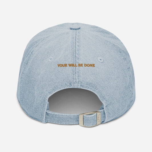 Embroidered Denim Hat - YWBD - A Thousand Elsewhere