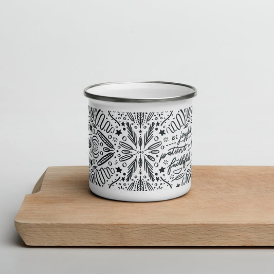 Enamel Mug - Love in Action - A Thousand Elsewhere