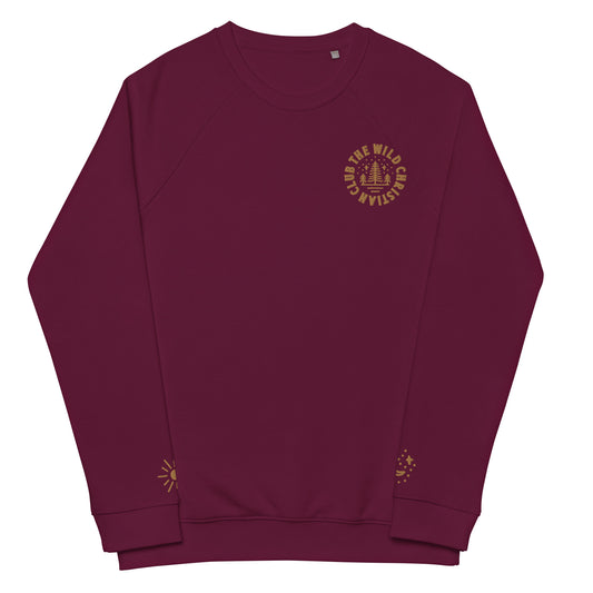 Embroidered Unisex Organic Sweatshirt - TWCC - A Thousand Elsewhere