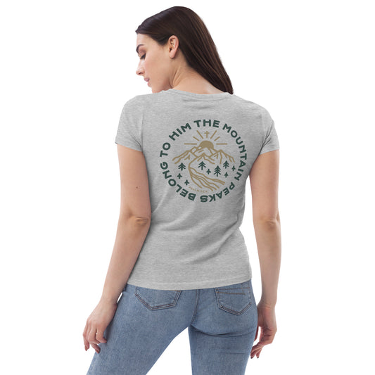 Women's Fitted Eco Tee - TWCC, Psalm 95:4 - A Thousand Elsewhere
