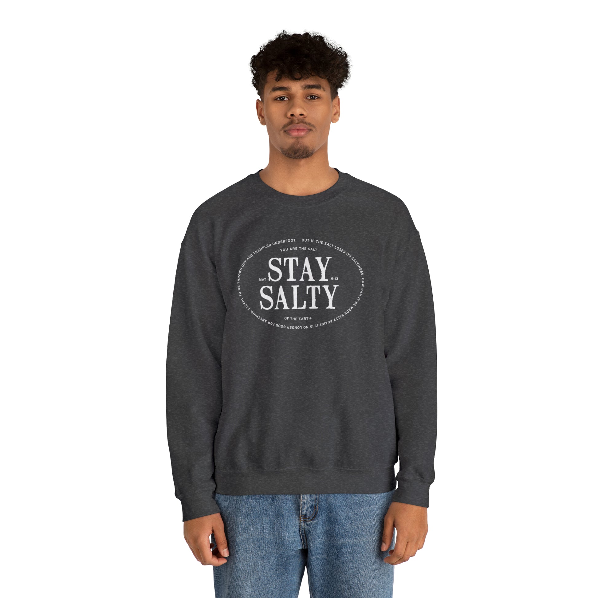 Crewneck Sweater - Stay Salty - A Thousand Elsewhere