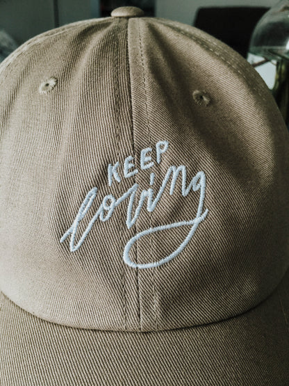 Embroidered Dad Hat - Keep Loving - A Thousand Elsewhere