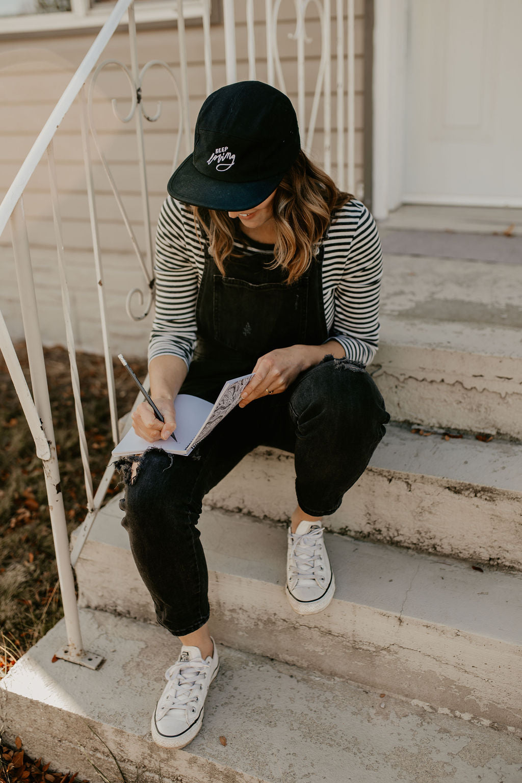 Embroidered Five Panel Hat - Keep Loving - A Thousand Elsewhere