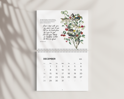 Consider the Birds & Flowers - 2025 Wall Calendar