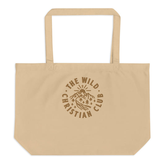 Embroidered Large Eco Tote Bag - TWCC - A Thousand Elsewhere