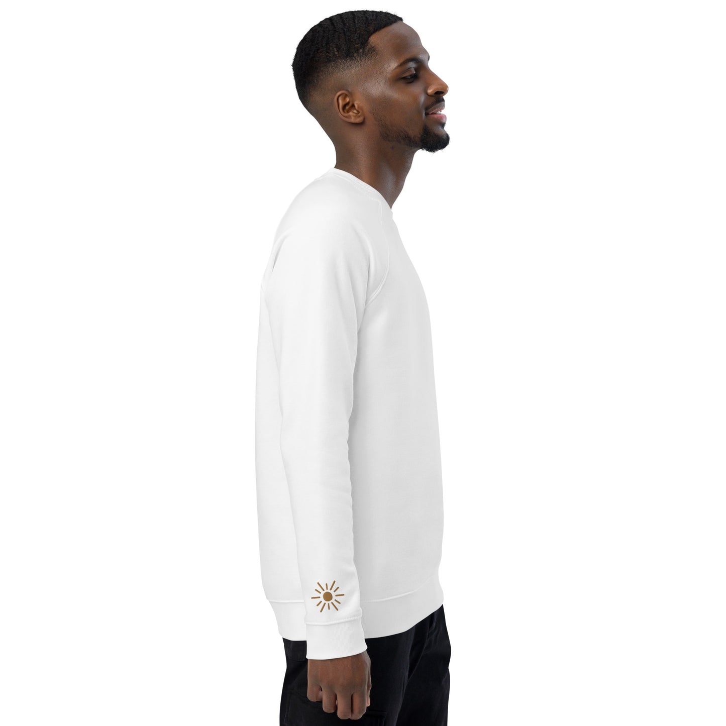 Embroidered Unisex Organic Sweatshirt - TWCC - A Thousand Elsewhere